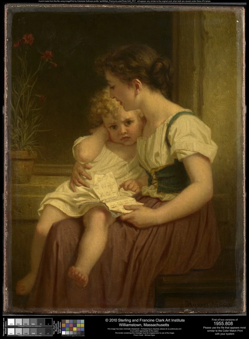 Le prime spine della conoscenza - Madre e figlio, Clark Art Institute